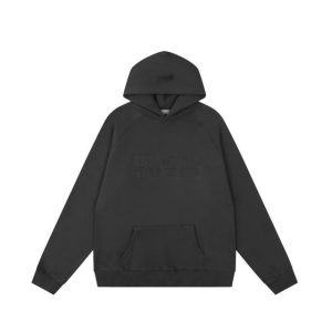 Essentials Fear of God Multi-thread Black Hoodie