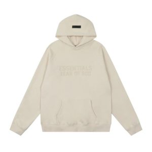 Essentials Fear of God Multi-thread Cream White Hoodie