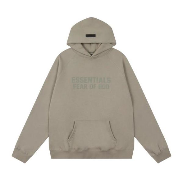 Essentials Fear of God Multi-thread Light Brown Hoodie