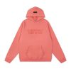 Essentials Fear of God Multi-thread Coral Red Hoodie