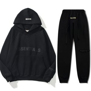 Fear Of God Essentials Black Tracksuit