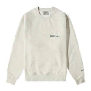 Essentials Fear of God Crewneck Sweatshirt Light Gray