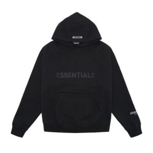 Essentials Fear of God Pull-Over Hoodie Black