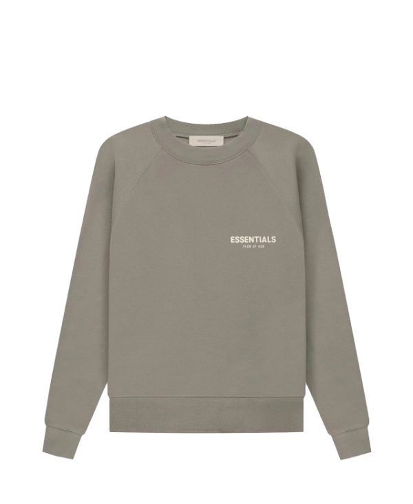 Essentials Fear of God Crewneck Sweatshirt Desert Taupe
