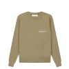 Essentials Fear of God Crewneck Sweatshirt Oak