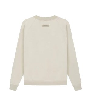 Essentials 1977 Flocked Round Neck Sweatshirt Wheat