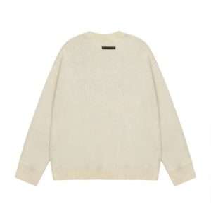 Essentials Classic Round Neck Sweater Apricot