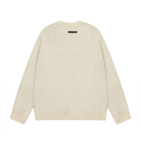 Essentials Classic Round Neck Sweater Apricot