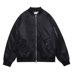 Essentials Bomber Baseball Jacket Black