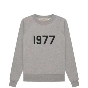 Essentials 1977 Crewneck Sweatshirt Dark Oatmeal