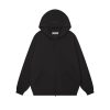 Essentials Fear of God Full Zip Up Hoodie Black