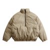 Essentials Fear of God Half Zip Jacket Khaki