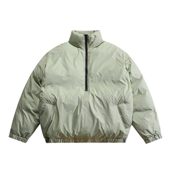 Essentials Fear of God Half Zip Jacket Light Green