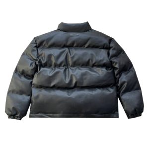 Essentials Fear of God Leather Jacket Black