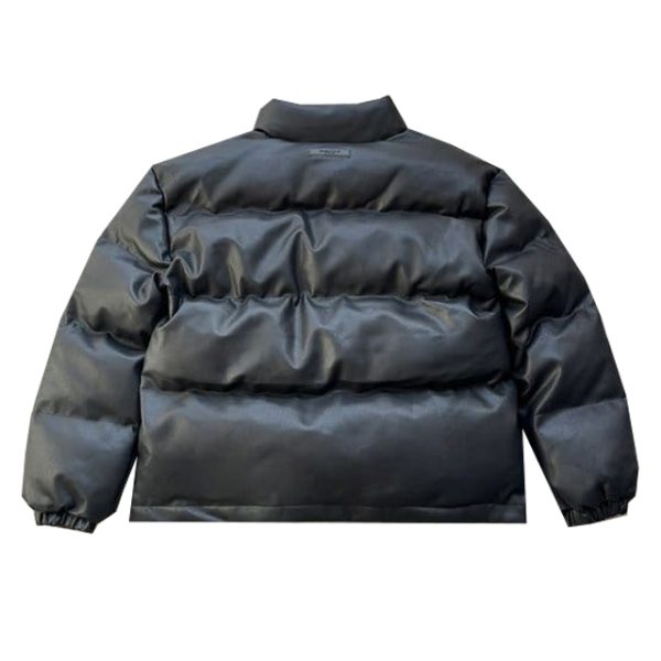 Essentials Fear of God Leather Jacket Black