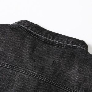 Fear of God Essentials Black Denim Jacket