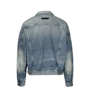 Fear of God Essentials Blue Denim Jacket