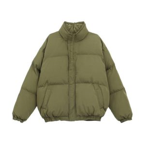 Fear of God Essentials Puffer Jacket Army Green