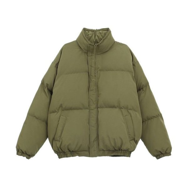 Fear of God Essentials Puffer Jacket Army Green