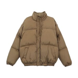 Fear of God Essentials Puffer Jacket Brown