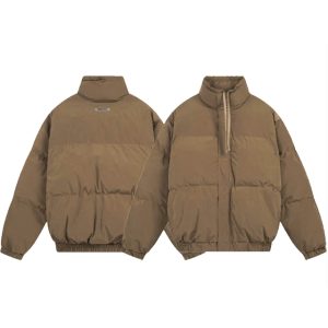 Fear of God Essentials Puffer Jacket Brown