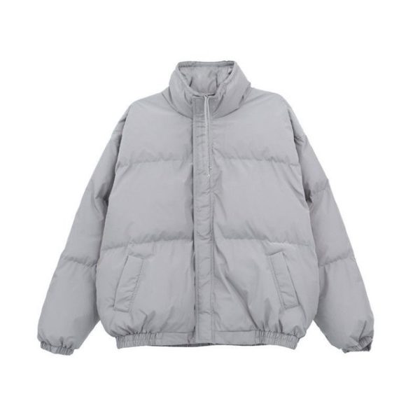 Fear of God Essentials Puffer Jacket Light Gray