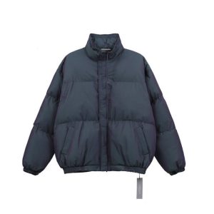 Fear of God Essentials Puffer Jacket Navy Blue