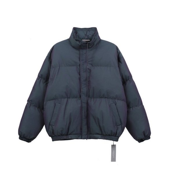 Fear of God Essentials Puffer Jacket Navy Blue