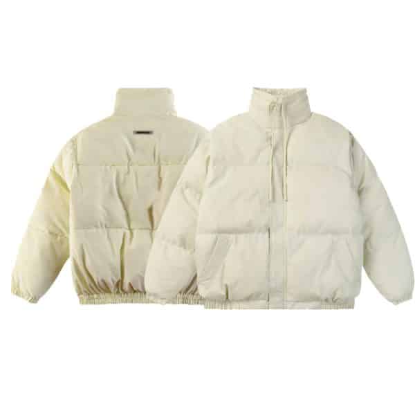 Fear of God Essentials Puffer Jacket White