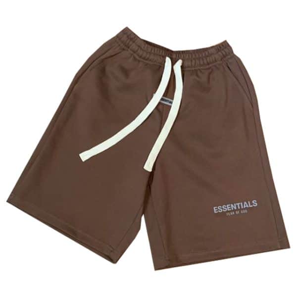 Fear of God Essentials Sweat Shorts Brown