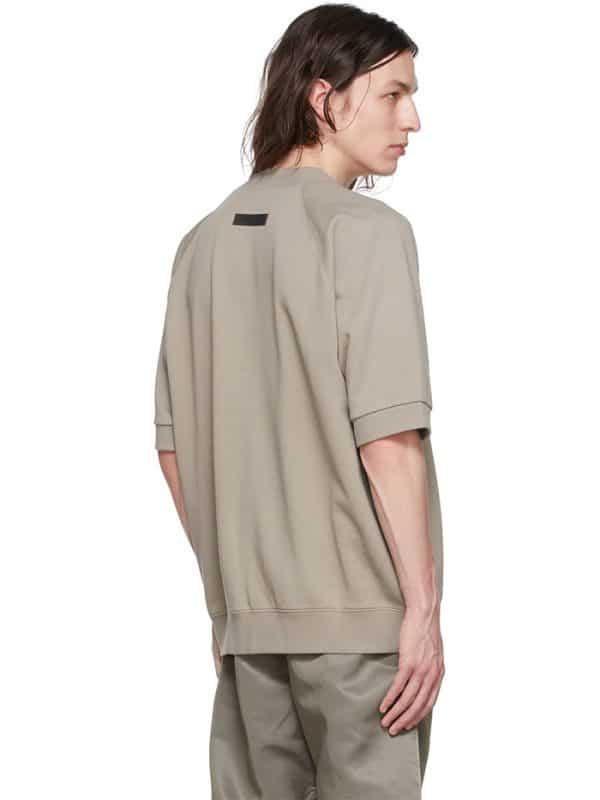 Essentials Cotton Sweatshirt Taupe