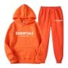 Essentials Fear of God Hoodie Tracksuit Orange