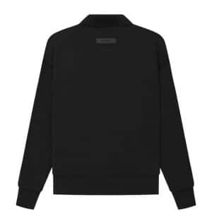 Essentials Fear of God Long Sleeve Polo Sweatshirt Black