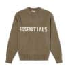 Essentials Round Neck Sweater Brown